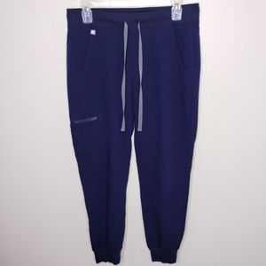 Figs Women's Small Technical Collection Zamora Jogger Scrub Pants Navy Hospital